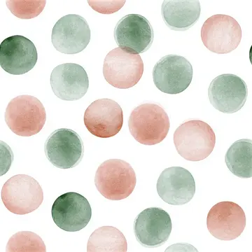 Minimalist Dot Nursery Seamless Pattern