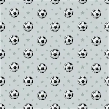 Soccer Ball Seamless Pattern